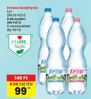 Emese ásványvíz