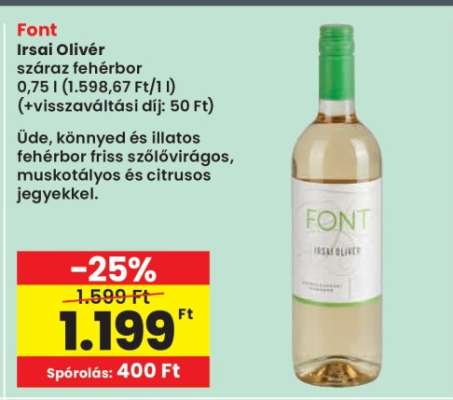 FONT Irsai Olivér*