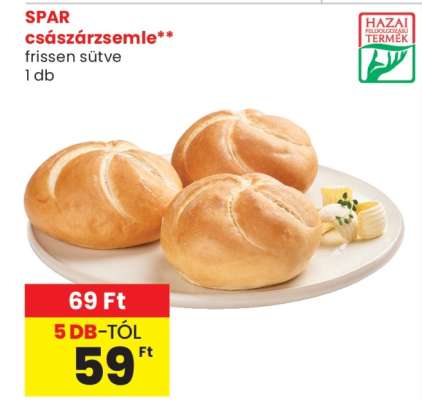 SPAR császárzsemle