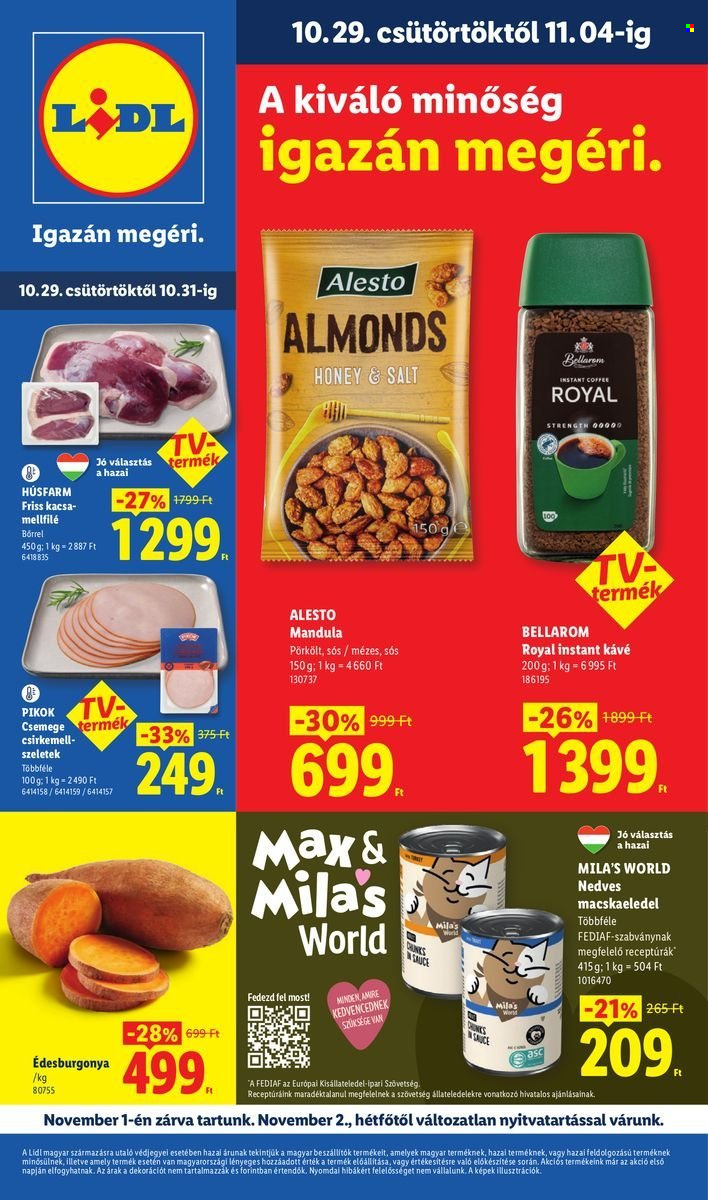 Lidl akciós újságok - 2026.10.29 - 2026.11.04. Oldal 1
