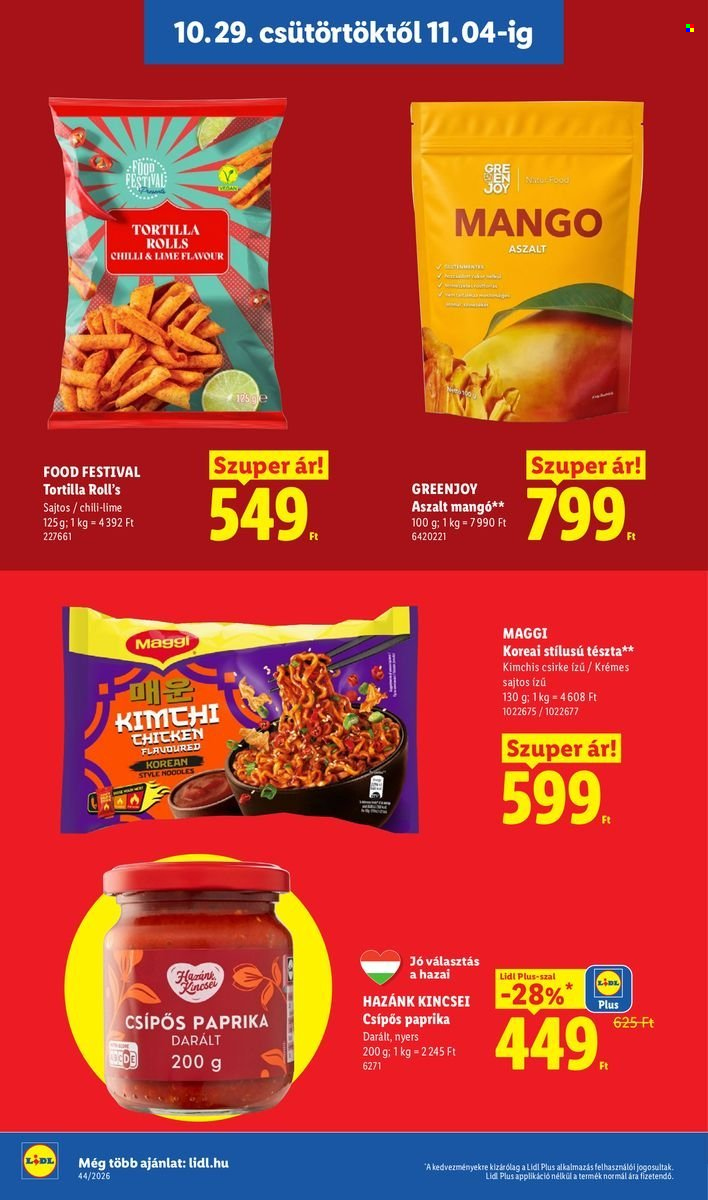 Lidl akciós újságok - 2026.10.29 - 2026.11.04. Oldal 16