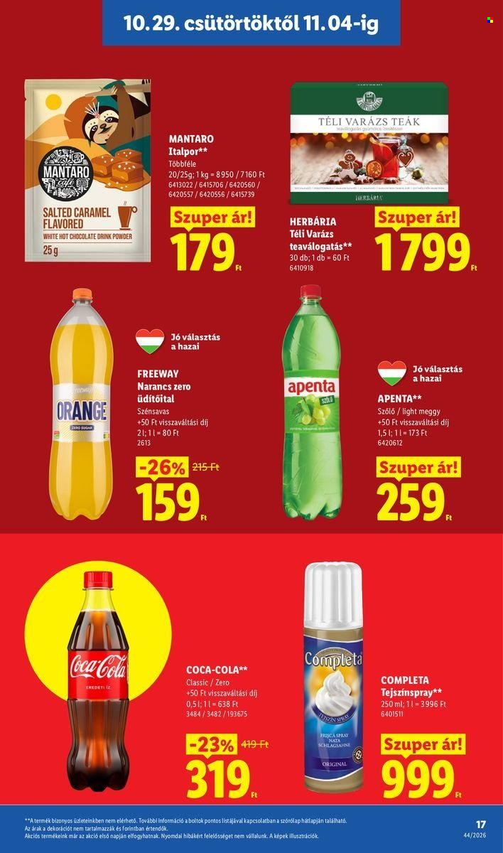 Lidl akciós újságok - 2026.10.29 - 2026.11.04. Oldal 17