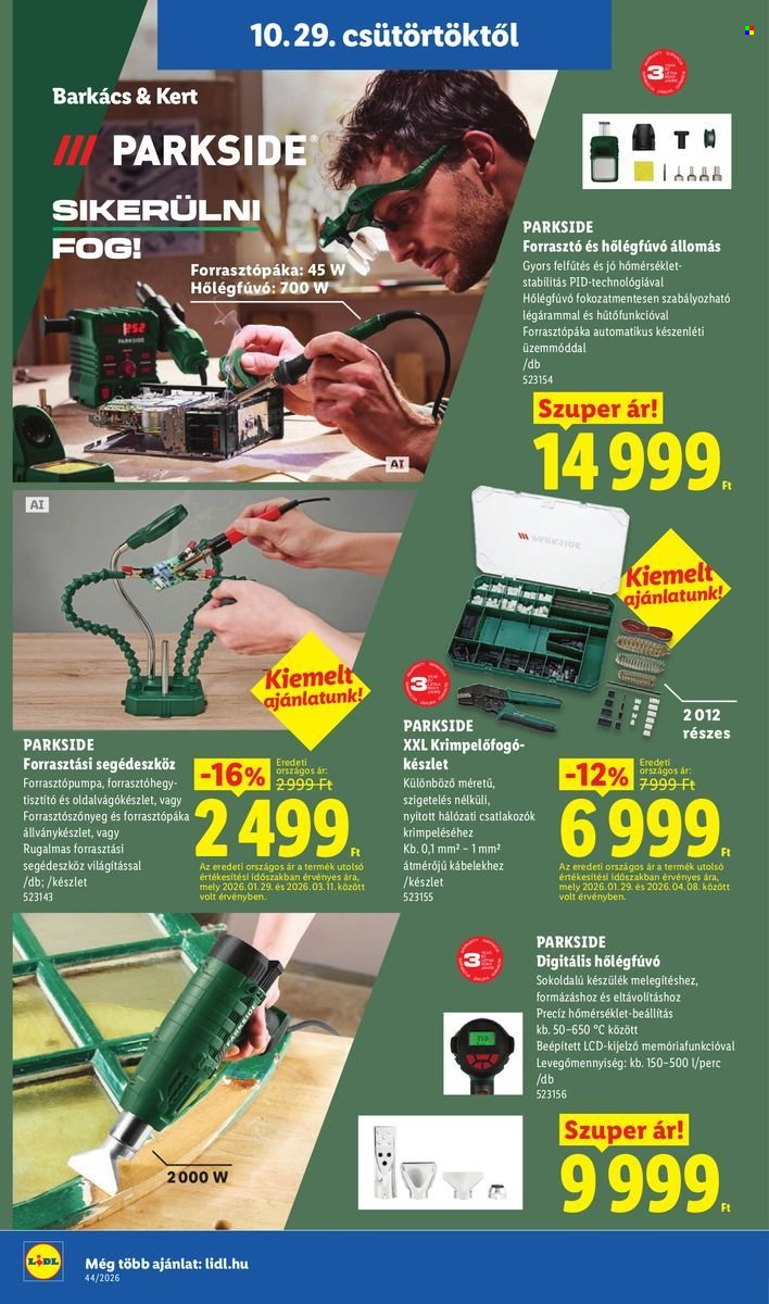 Lidl akciós újságok - 2026.10.29 - 2026.11.04. Oldal 10