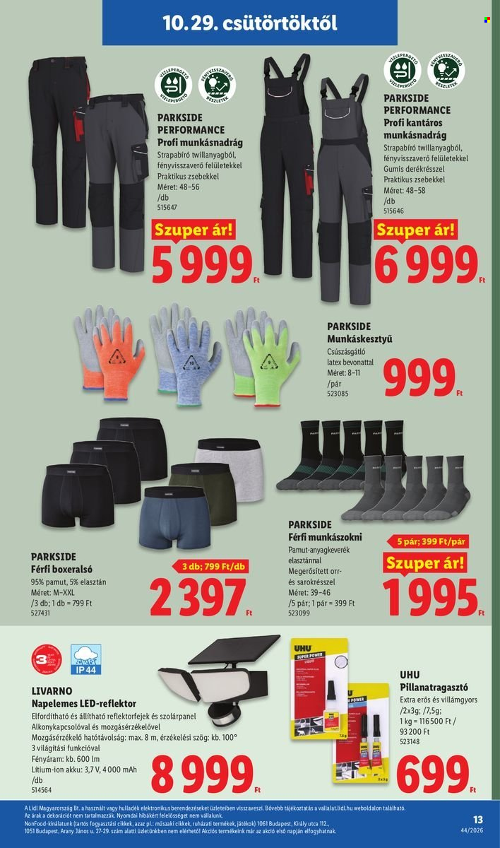 Lidl akciós újságok - 2026.10.29 - 2026.11.04. Oldal 13