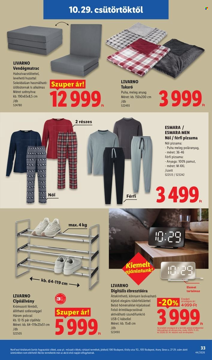Lidl akciós újságok - 2026.10.29 - 2026.11.04. Oldal 33