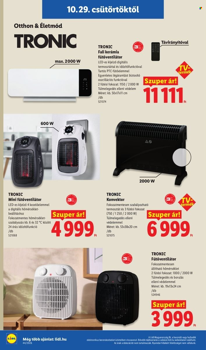 Lidl akciós újságok - 2026.10.29 - 2026.11.04. Oldal 36