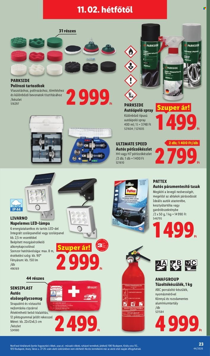 Lidl akciós újságok - 2026.10.29 - 2026.11.04. Oldal 23