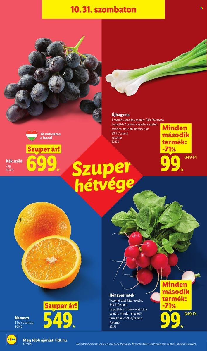 Lidl akciós újságok - 2026.10.29 - 2026.11.04. Oldal 44