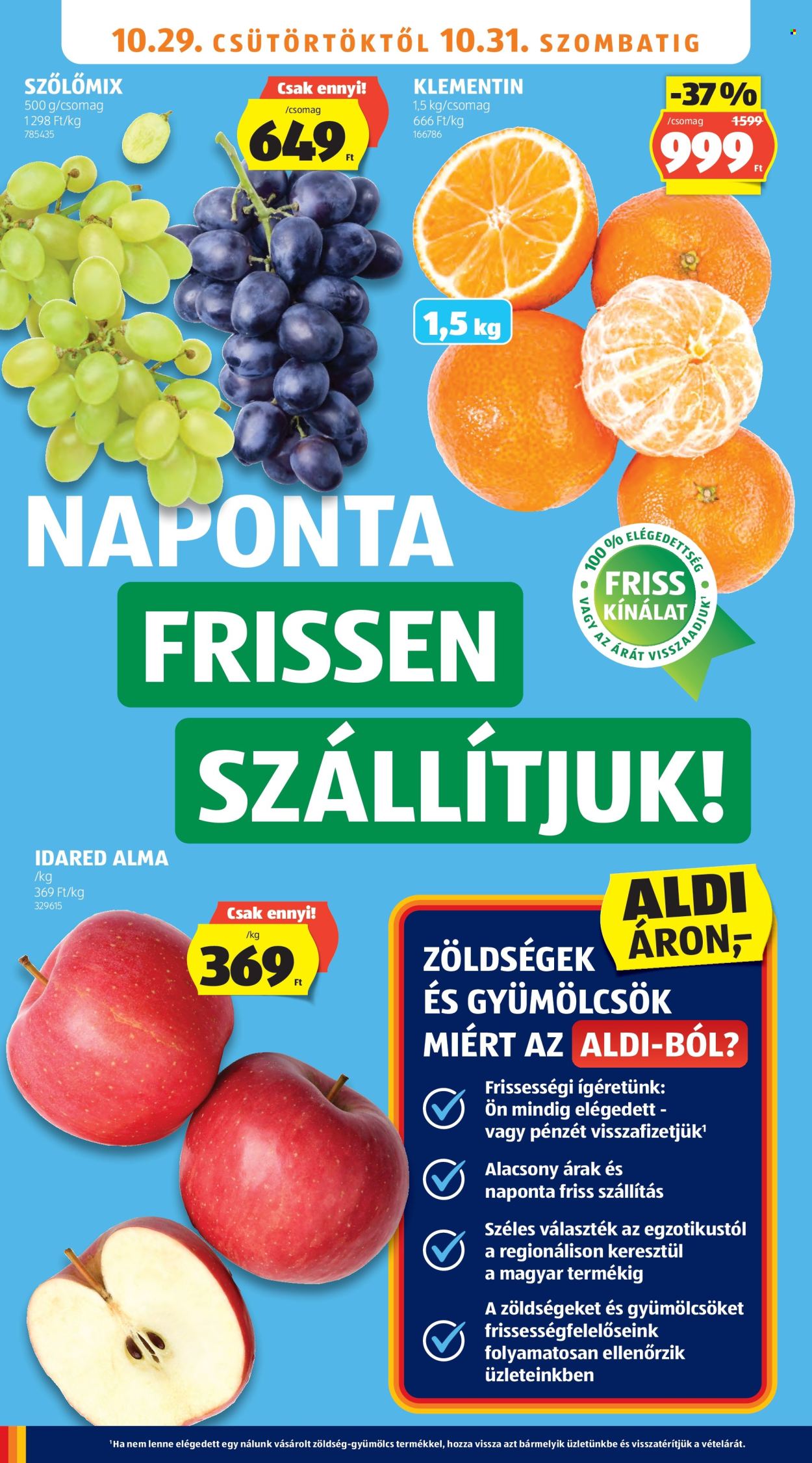 Aldi akciós újságok - 2026.10.29 - 2026.11.04. Oldal 6