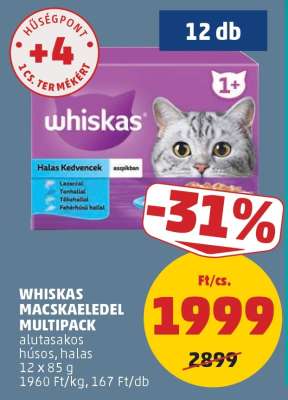 Whiskas Macskaeledel Multipack
