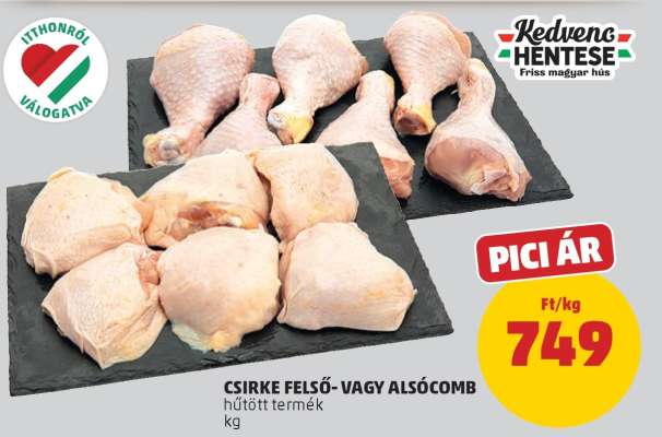 Csirke felső- vagy alsócomb