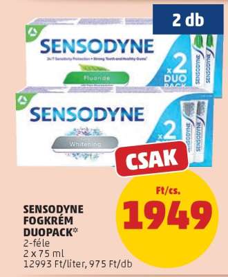 SENSODYNE FOGKRÉM DUOPACK