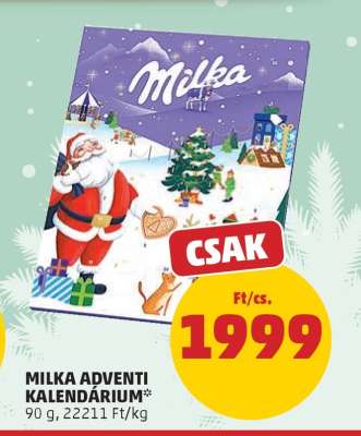 Milka Adventi Kalendárium