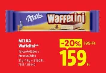 MILKA Waffelini
