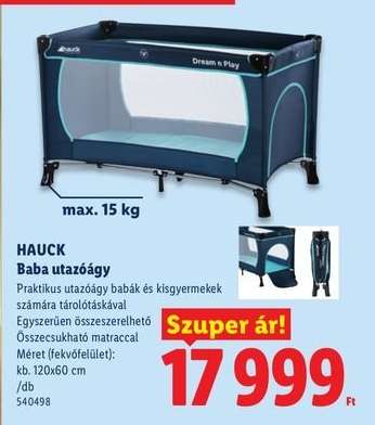 HAUCK Baba utazóágy