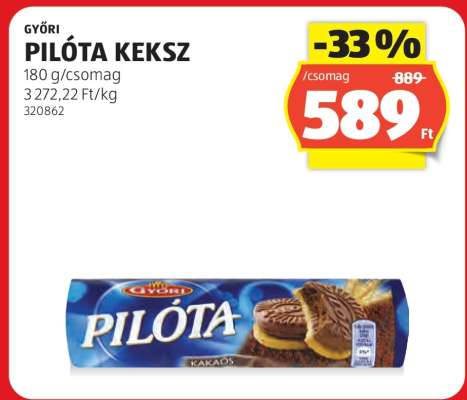 GYŐRI Pilóta keksz