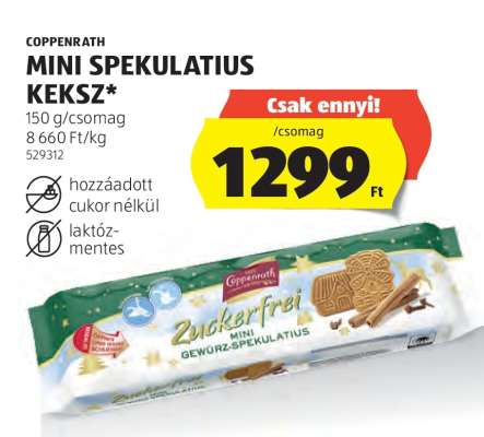 COPPENRATH MINI SPEKULATIUS KEKSZ