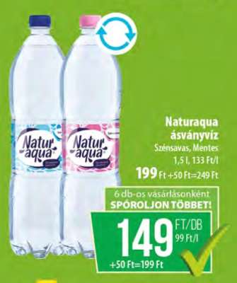 NATURAQUA ÁSVÁNYVÍZ