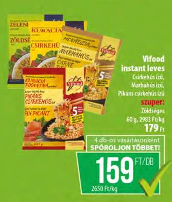 Vifood instant leves
