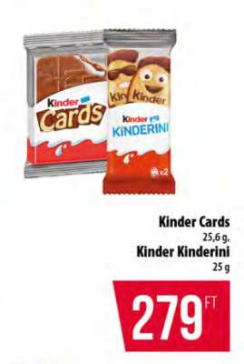 Kinder Cards / Kinder Kinderini