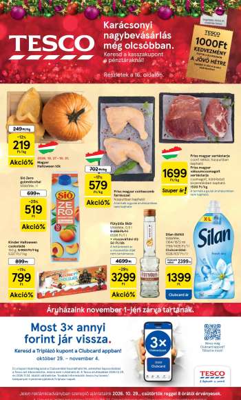 Újság TESCO - 2026.10.29 - 2026.11.04.