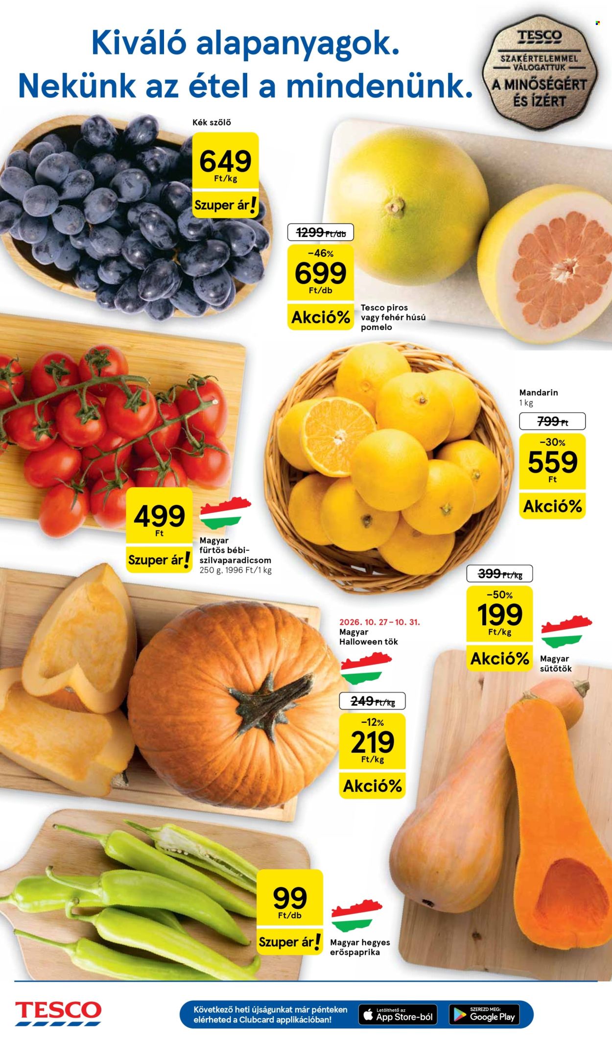 TESCO akciós újságok - 2026.10.29 - 2026.11.04. Oldal 2