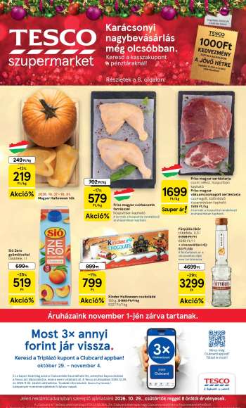 Újság TESCO - 2026.10.29 - 2026.11.04.