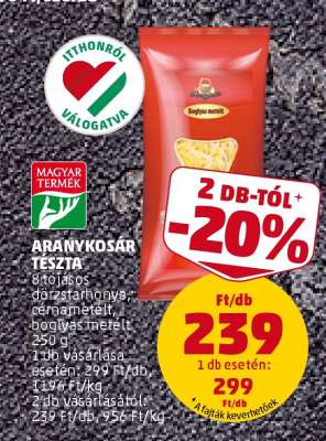 Aranykosár Tészta