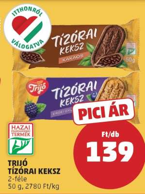 Trijó Tízórai Keksz