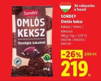 SONDEY Omlós keksz