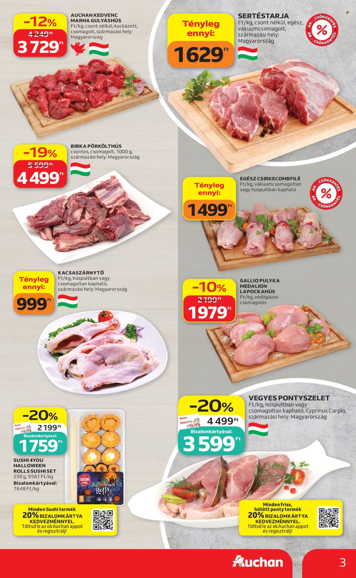 Auchan akciós újságok - 2026.10.29 - 2026.11.04. Oldal 3