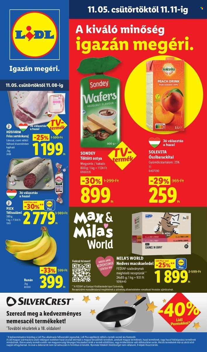 Lidl akciós újságok - 2026.11.05 - 2026.11.11. Oldal 1