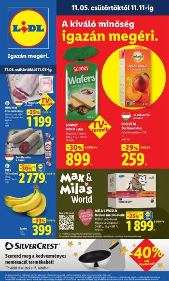 Újság Lidl - 2026.11.05 - 2026.11.11.
