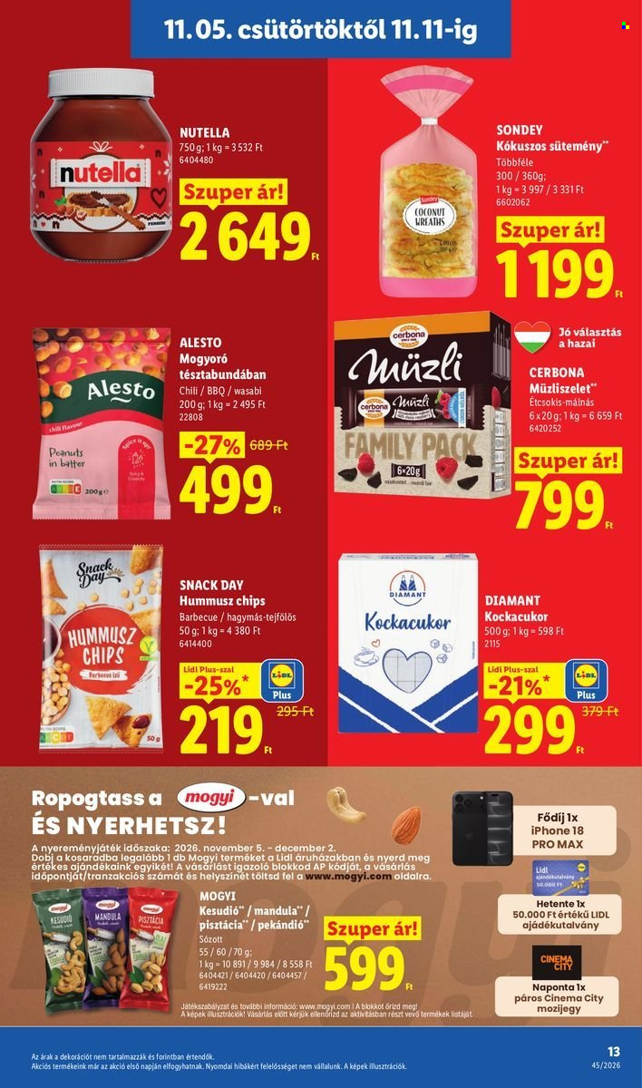 Lidl akciós újságok - 2026.11.05 - 2026.11.11. Oldal 13