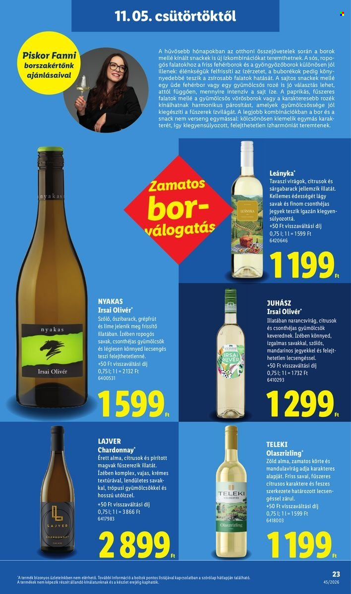 Lidl akciós újságok - 2026.11.05 - 2026.11.11. Oldal 23