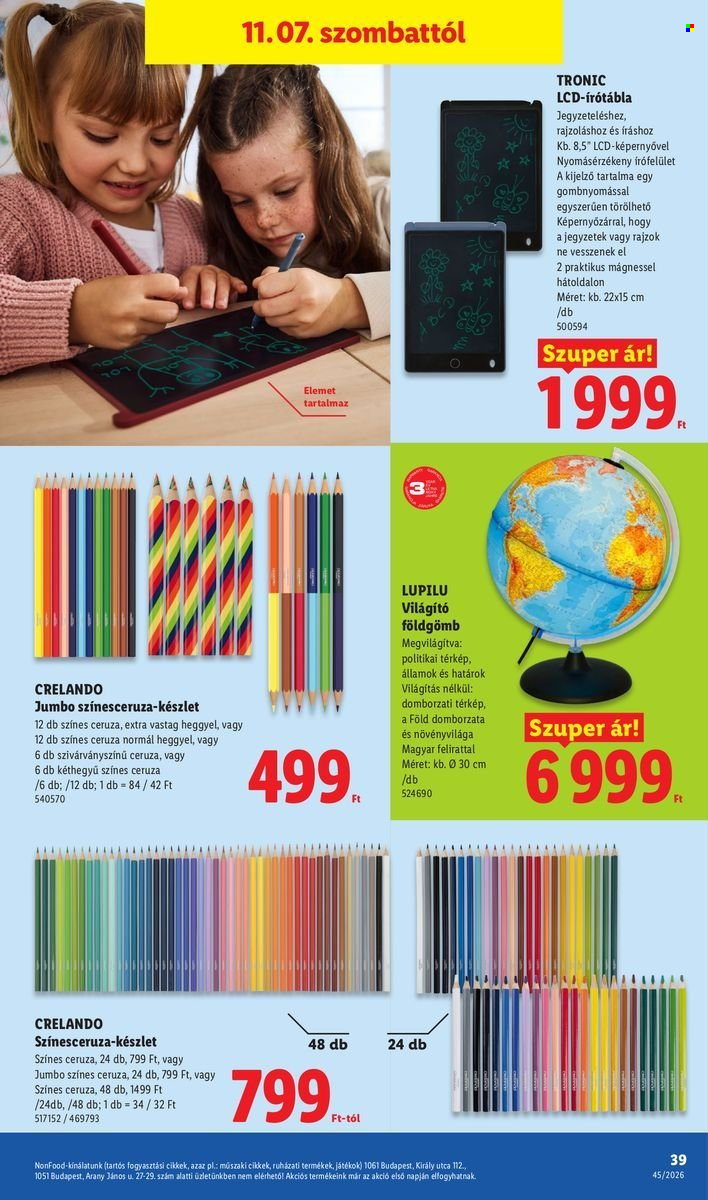 Lidl akciós újságok - 2026.11.05 - 2026.11.11. Oldal 39