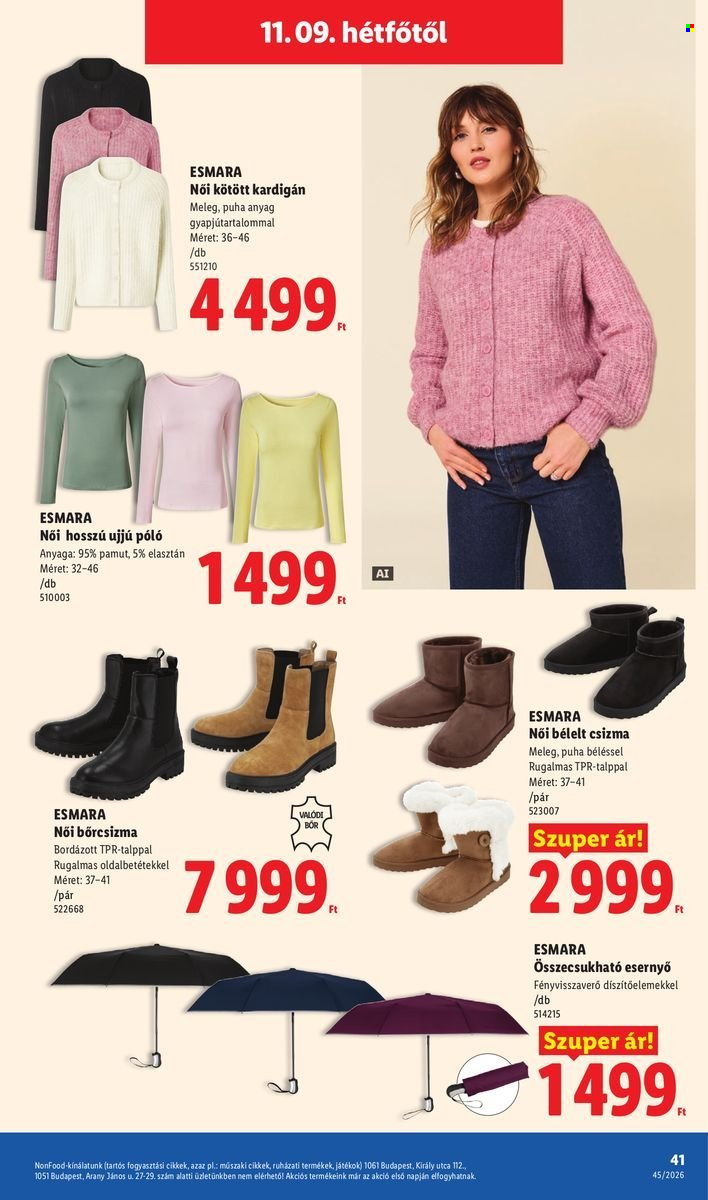 Lidl akciós újságok - 2026.11.05 - 2026.11.11. Oldal 41