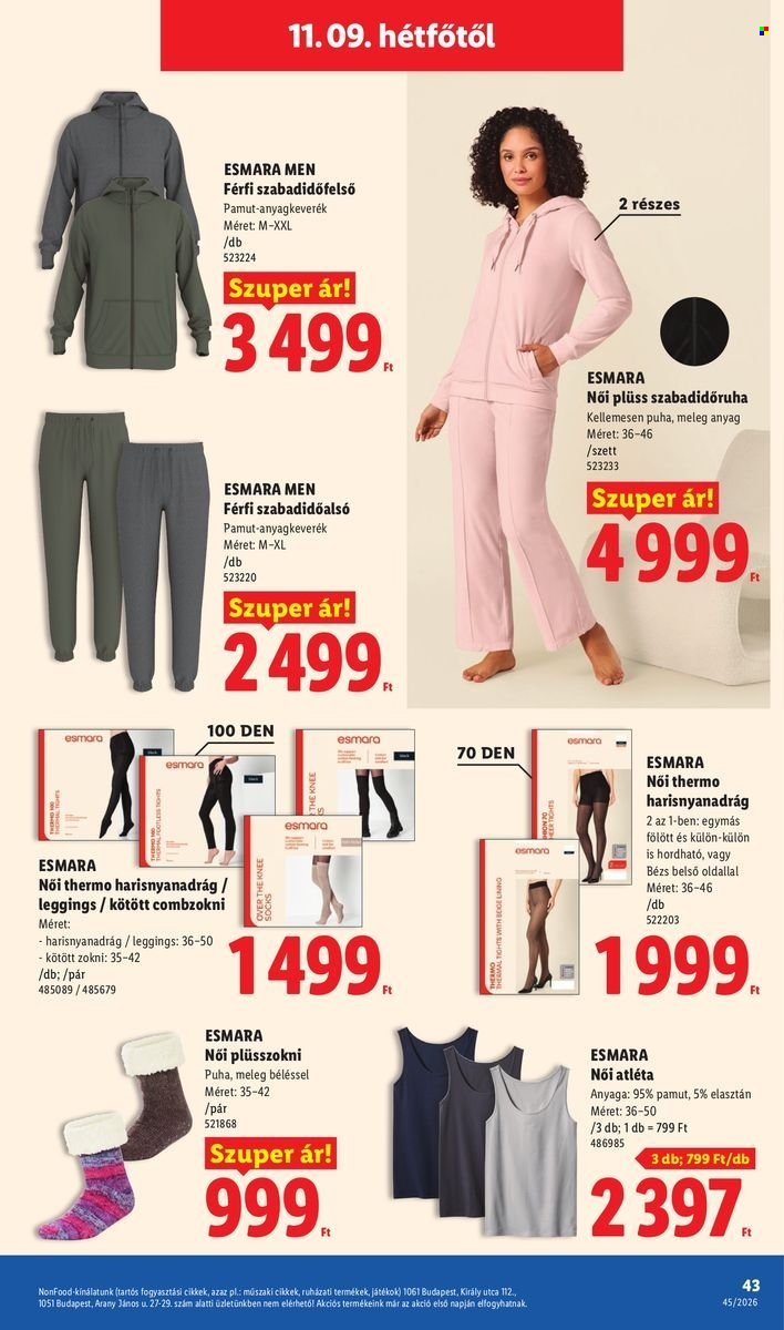 Lidl akciós újságok - 2026.11.05 - 2026.11.11. Oldal 43