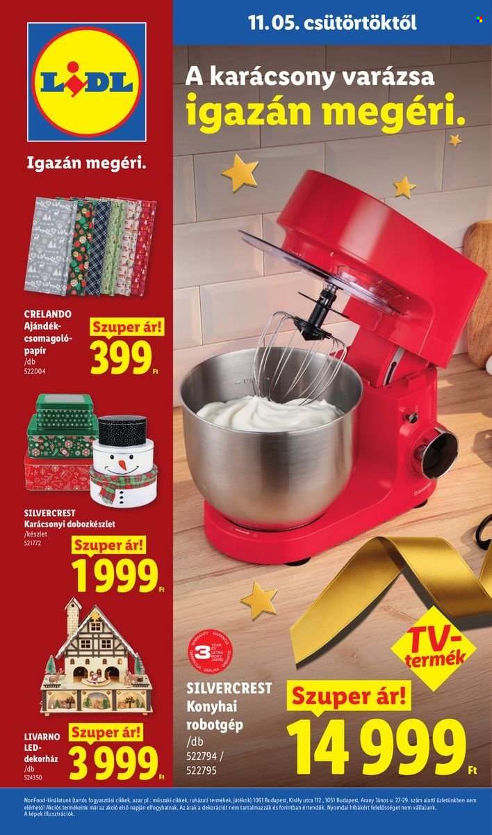 Lidl akciós újságok - 2026.11.05 - 2026.11.11. Oldal 1