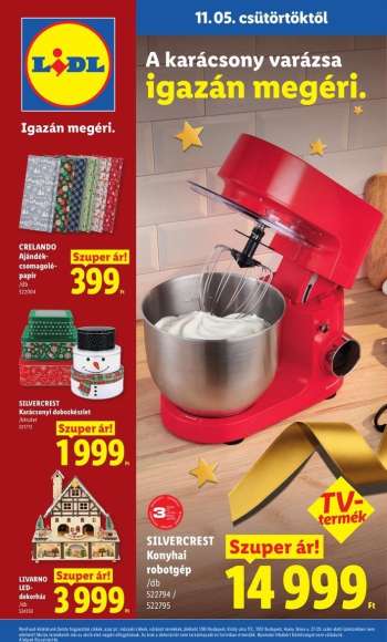Újság Lidl - 2026.11.05 - 2026.11.11.