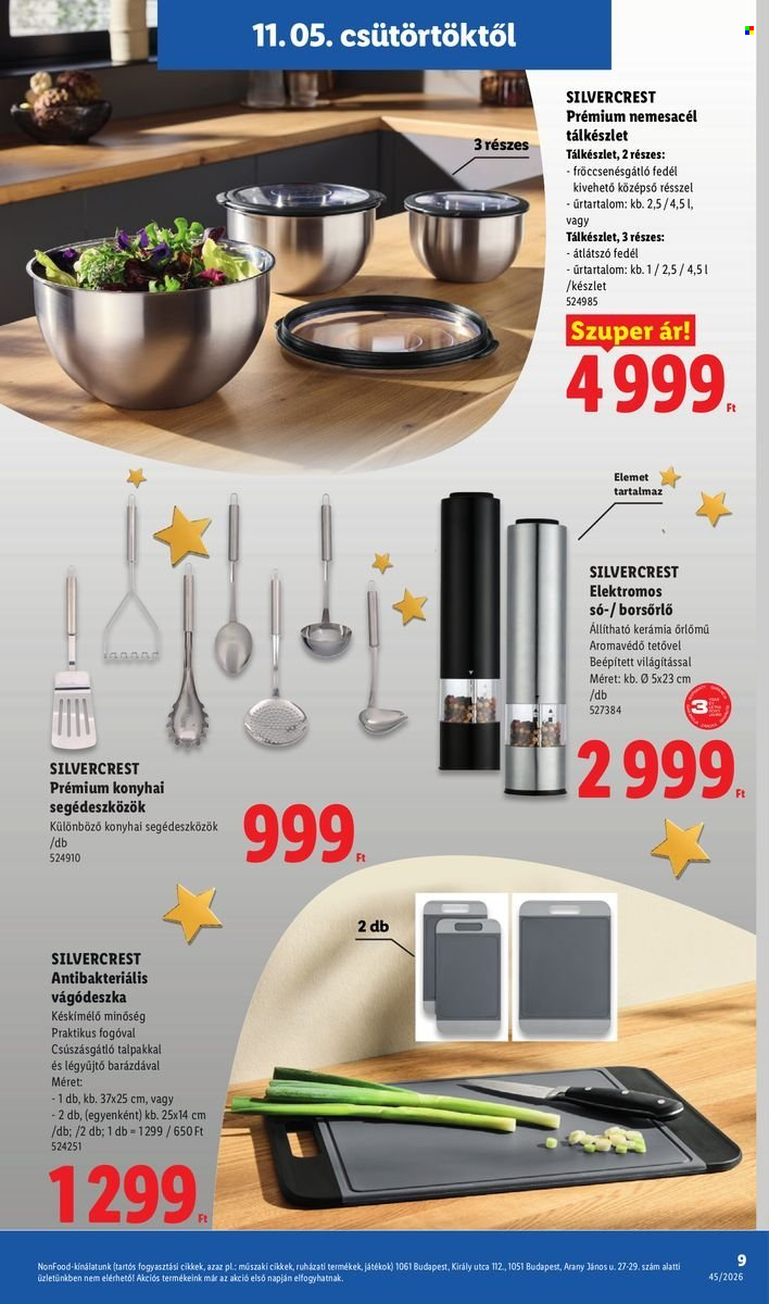 Lidl akciós újságok - 2026.11.05 - 2026.11.11. Oldal 9