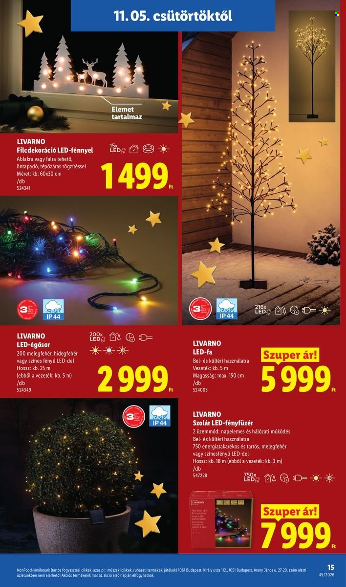 Lidl akciós újságok - 2026.11.05 - 2026.11.11. Oldal 15