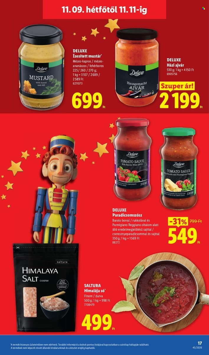 Lidl akciós újságok - 2026.11.09 - 2026.11.15. Oldal 17
