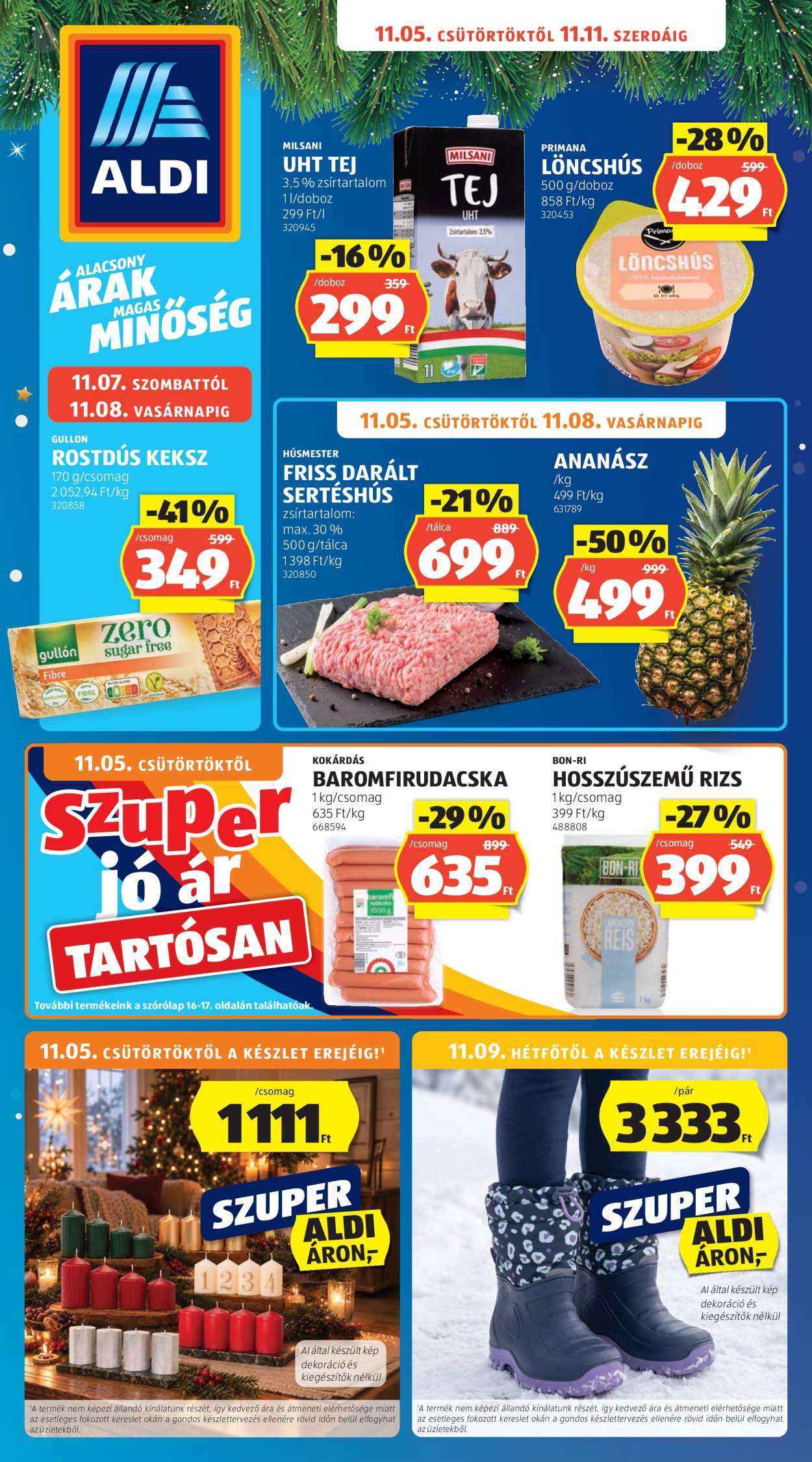 Aldi akciós újságok - 2026.11.05 - 2026.11.11. Oldal 1