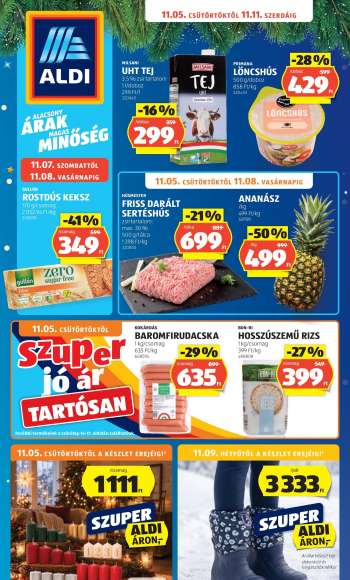 Újság Aldi - 2026.11.05 - 2026.11.11.