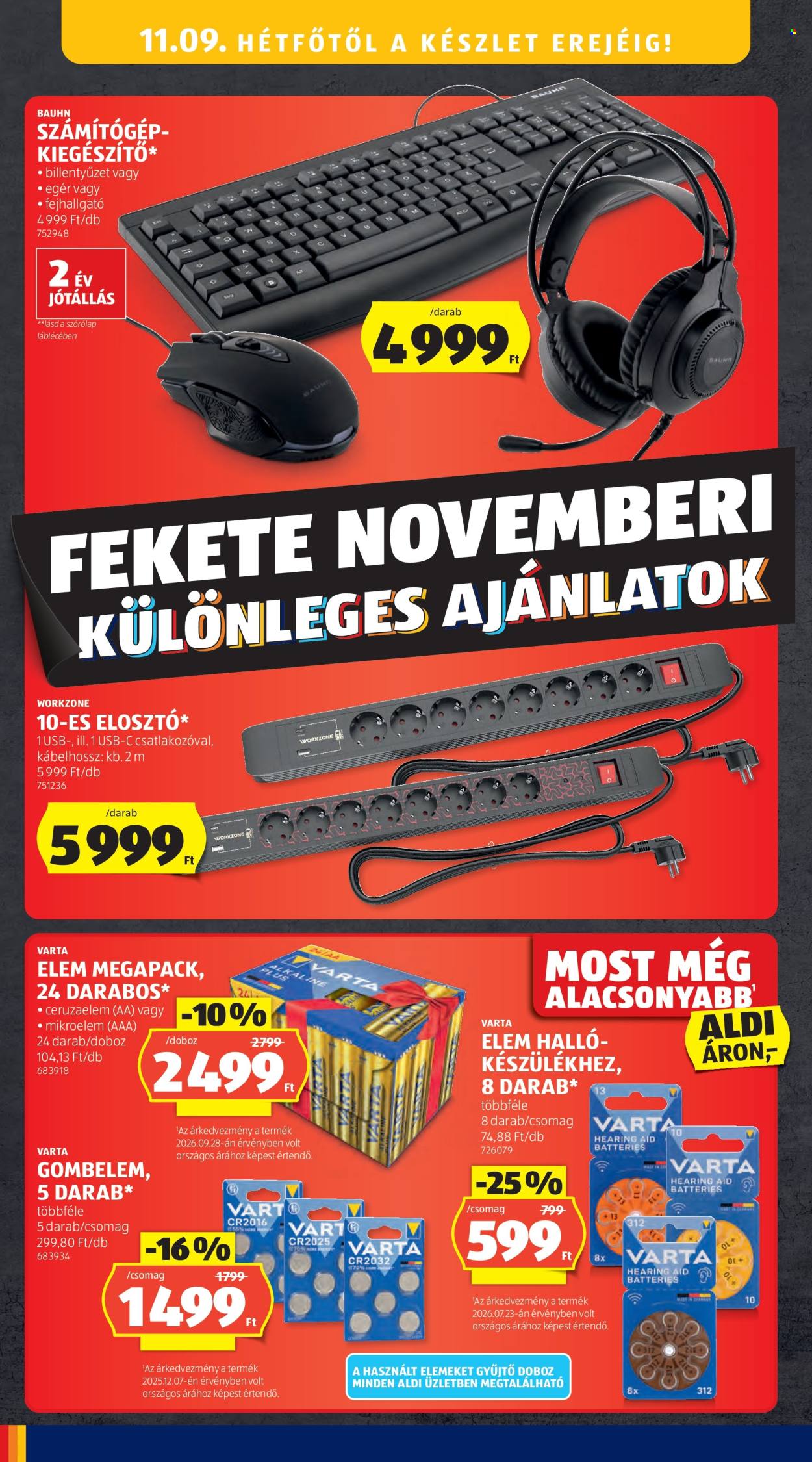 Aldi akciós újságok - 2026.11.05 - 2026.11.11. Oldal 50