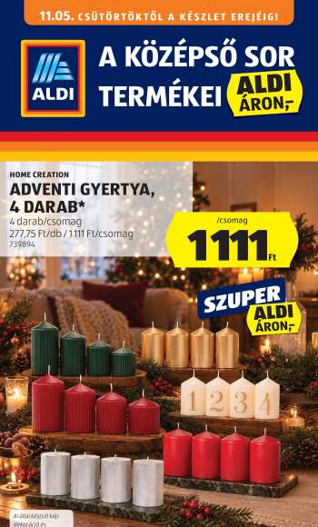 Újság Aldi - 2026.11.05 - 2026.11.11.