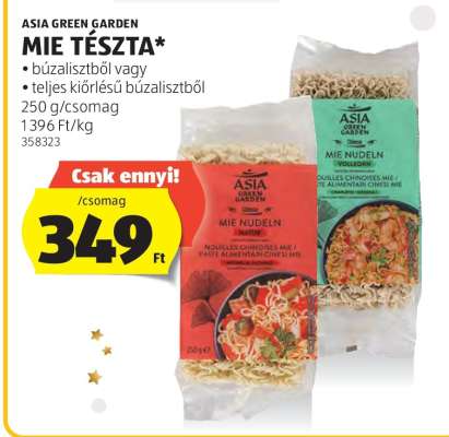 Asia Green Garden Mie Tészta