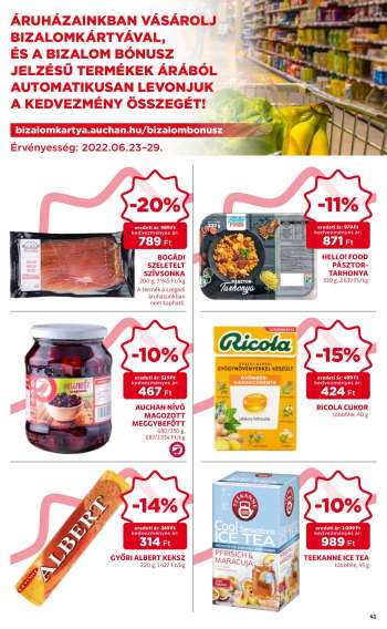 Újság Auchan - 2022.06.23 - 2022.06.29.
