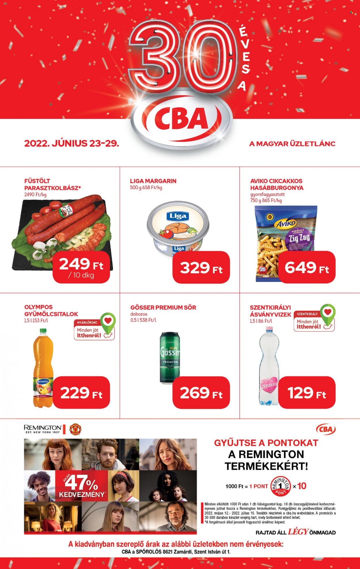 CBA akciós újságok  - 2022.06.23 - 2022.06.29. 1. Oldal